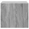 vidaXL Wall Cabinet Gray Sonoma Engineered Wood Compact Wall Cabinet