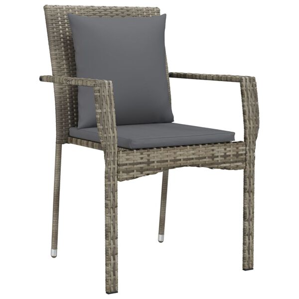 vidaXL Garden Chair Grey