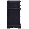 vidaXL Bedside Cabinet Light Black Coffee Solid Mahogany Wood Standard
