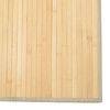 vidaXL Rug Light natural Bamboo, Polypropylene 31.5 x 157.5 in Non-slip