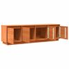 vidaXL TV Cabinet Brown 61.42 x 14.57 x 17.72 in Engineered Wood