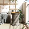 vidaXL Garden Side Table Grey