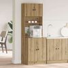 vidaXL Kitchen Cabinet artisan oak 60 x 50 x 180 cm Engineered wood