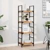 vidaXL Floating Shelf 15.7x11.8x1.6" Oil Finished Solid Wood Acacia