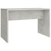 vidaXL Dressing Table Set With Led Concrete grey Engineered wood, acrylic