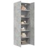 vidaXL Storage Cabinet Concrete Grey Engineered Wood Tall