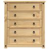 vidaXL Chest of Drawers Honey