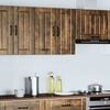 vidaXL Kitchen Wall Cabinet Smoked oak Engineered wood