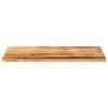 vidaXL Table Top 39.4"x19.7"x1.5" Rectangular Solid Wood Rough Mango