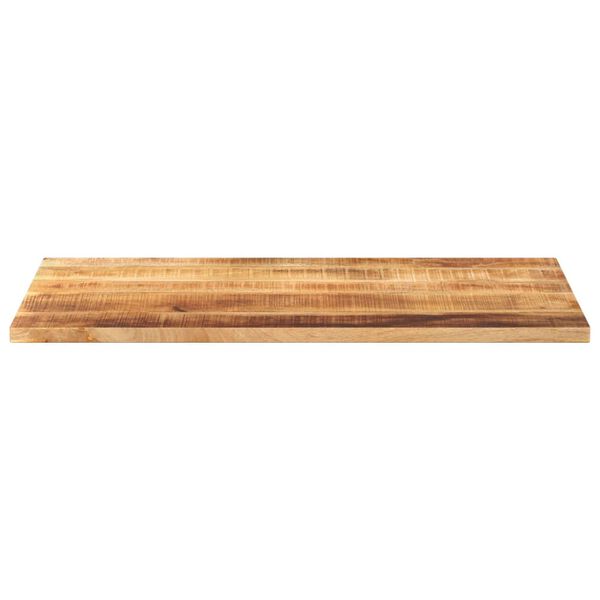 vidaXL Table Top 39.4"x19.7"x1.5" Rectangular Solid Wood Rough Mango