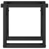 vidaXL Coffee Table Leg Black Powder-coated steel Standard Durable