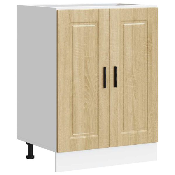 vidaXL Kitchen Base Cabinet Sonoma Oak Engineered wood Medium