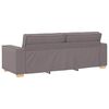 vidaXL Sofa Taupe 86.61 x 30.71 x 33.07 in Fabric
