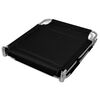 vidaXL Sun Lounger Black Powder-coated steel, Polyester Standard