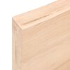 vidaXL Wall Shelf Medium Brown Solid Oak Wood Medium Wall Shelf