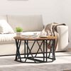 vidaXL Coffee Table Old Wood 31.50 x 31.50 x 16.54 in
