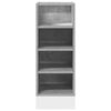 vidaXL Bottom Cabinet Concrete Grey Engineered Wood Standard