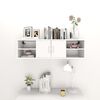 vidaXL Wall Shelf White Engineered Wood 40.2 x 11.8 x 11.4 in Wall Shelf