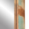 vidaXL Mirror Mixed color finish Solid reclaimed wood, glass 27.6x19.7 in