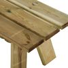 vidaXL Garden Bench Green Impregnated Solid Pinewood 86.6 in Long