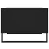 vidaXL Coffee Table Black Engineered wood 23.6 x 19.7 x 14.4 in