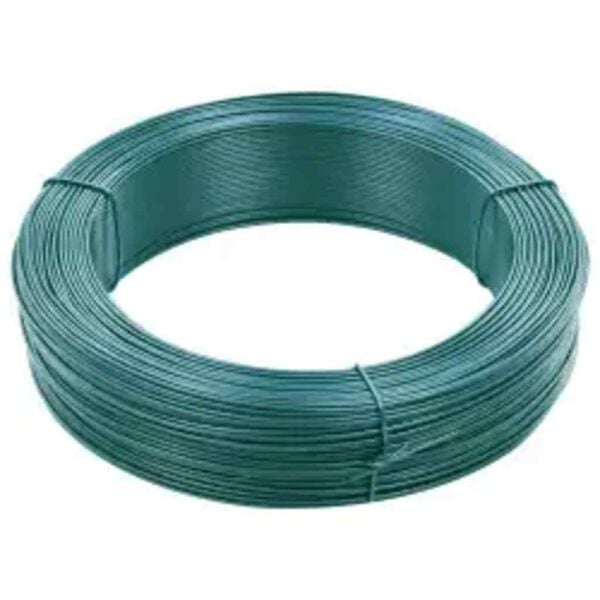 vidaXL Fence Binding Wire 820.2 ' 1,4/0.08 " Steel Blackish Green
