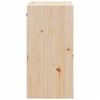 vidaXL Wall Cabinet Natural wood Solid pine wood 11.8x11.8x23.6 in