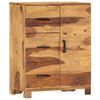 vidaXL Sideboard 22.8"x11.8"x29.5" Solid Acacia Wood