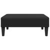vidaXL Footstool Black Faux leather, plywood, foam 30.3x21.7x12.2 in
