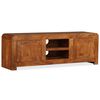 vidaXL TV Cabinet Honey Brown Solid Acacia Wood Medium TV Cabinet