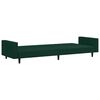 vidaXL Sofa Set Dark Green Velvet (100% polyester), wood, plastic Large
