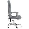 vidaXL Massage Office Chair Light gray