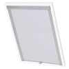vidaXL Blackout Roller Blind White Polyester fabric with aluminum coating