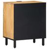 vidaXL Bedside Cabinet Brown Solid Mango Wood 19.7x13.0x23.6 in