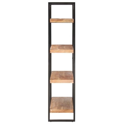 vidaXL 4-Tier Bookcase 47.2"x15.7"x70.9" Solid Acacia Wood
