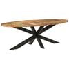 vidaXL Dining Table Varied colors from reclaimed wood Solid reclaimed wood