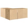vidaXL Corner Cabinet Artisan Oak Engineered Wood Medium Corner Cabinet
