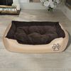 vidaXL Warm Dog Bed with Padded Cushion M