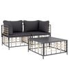 vidaXL Garden Lounge Set Anthracite