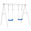 vidaXL Swing Seat Blue Polyethylene 14.6 x 5.9 in Height-Adjustable