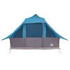 vidaXL Tipi Tent with Roof Blue 143.31 x 110.63 x 101.18 in Taffeta