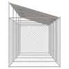 vidaXL Dog Cage Silver 800 x 200 x 256 cm Galvanised Steel