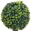 vidaXL Artificial Plant Set of 2 Mixed Green Polyethylene Medium