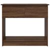 vidaXL Console Table Brown oak Engineered wood Medium Console Table