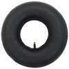 vidaXL Inner Tube Black Rubber 15x6.00-6 4PR Durable Inner Tube