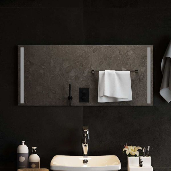 vidaXL LED Bathroom Mirror 35.4"x15.7"