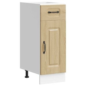 vidaXL Kitchen Base Cabinet Sonoma Oak Engineered Wood Medium