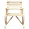 vidaXL Garden Chair Set of 4 Natural Wood Solid Fir Wood 20.1 x 13.8 in