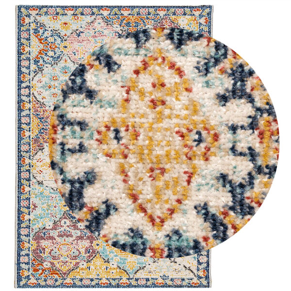 vidaXL Rug Multicolour Polypropylene 55.1 x 78.7 in Foldable Rug