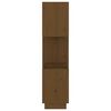 vidaXL Book Cabinet Honey brown Solid pine wood Medium Book Cabinet